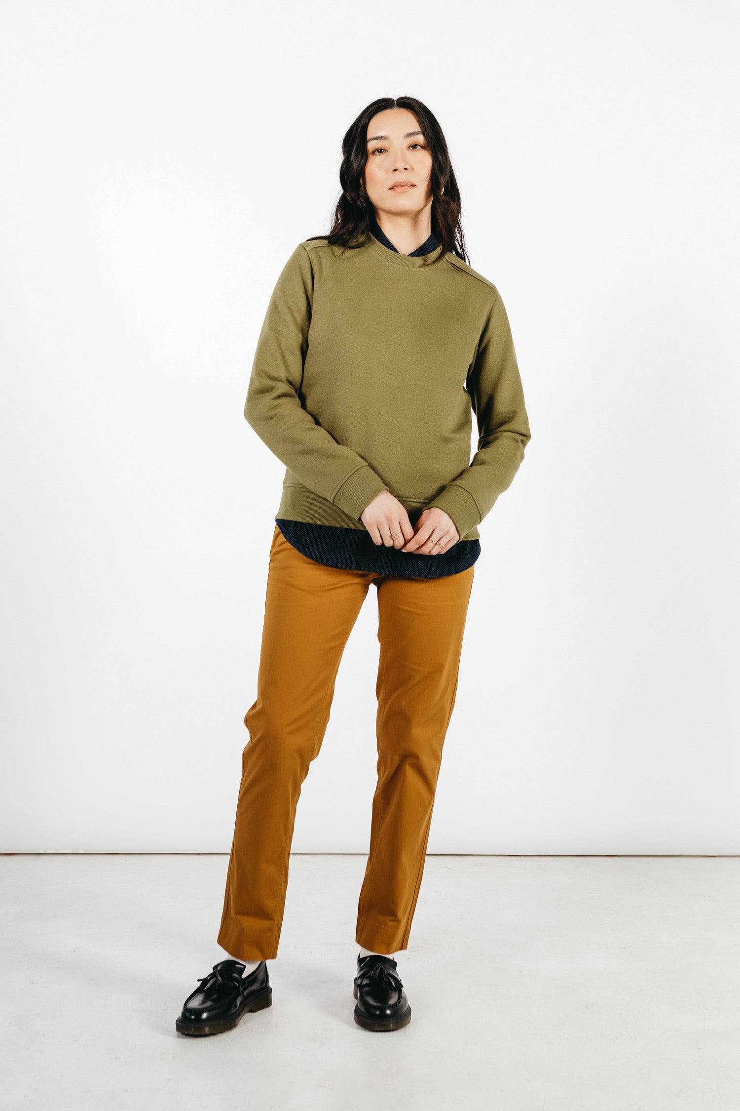 Linnton Crew Sweatshirt / Olive