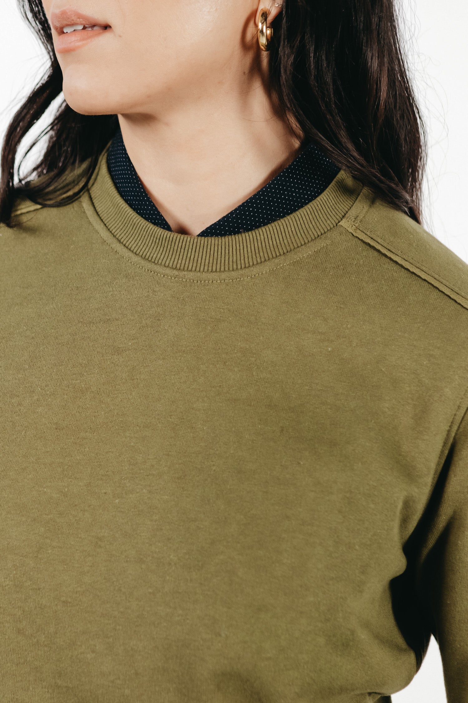 Linnton Crew Sweatshirt / Olive