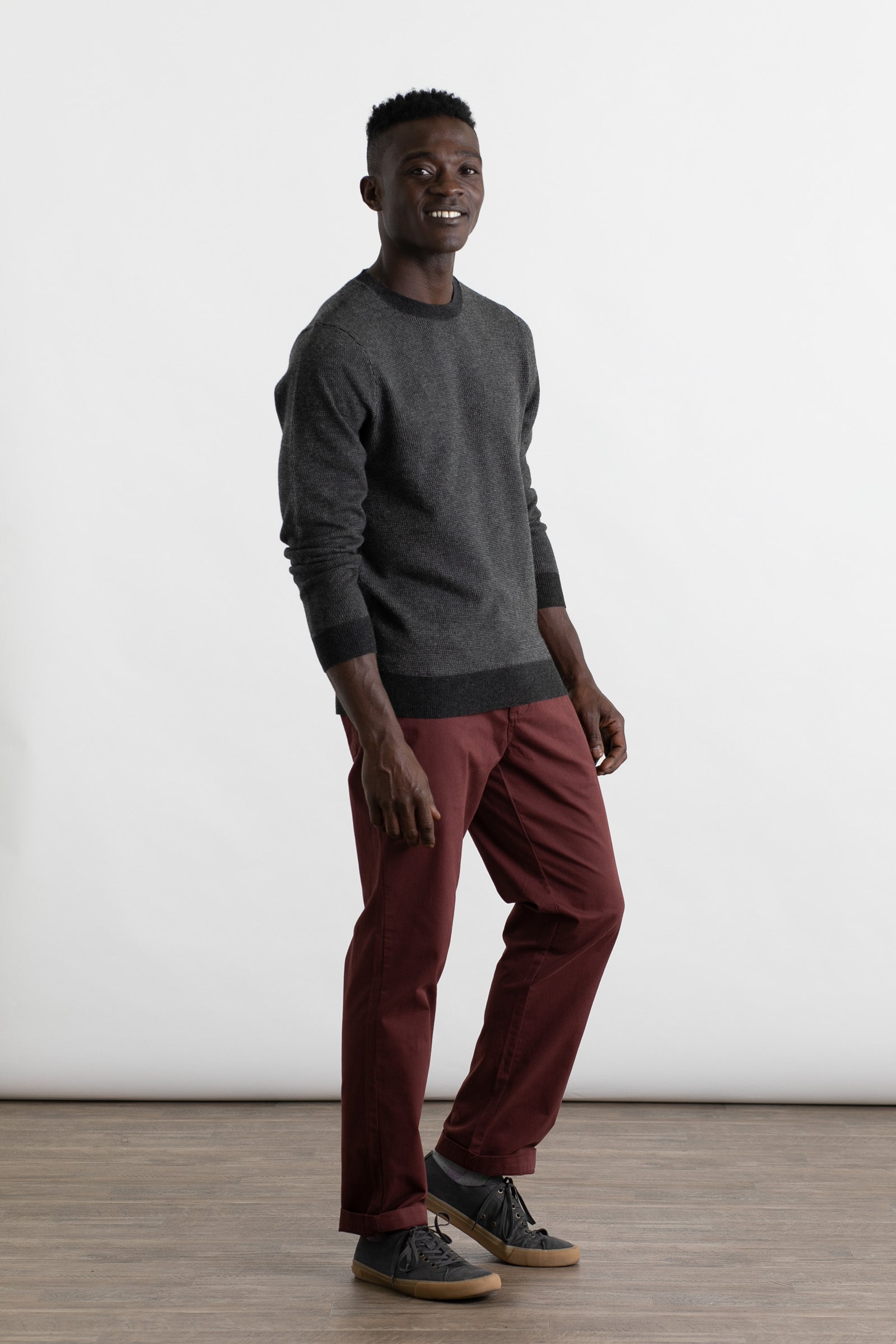 Baker Sweater / Charcoal Multi