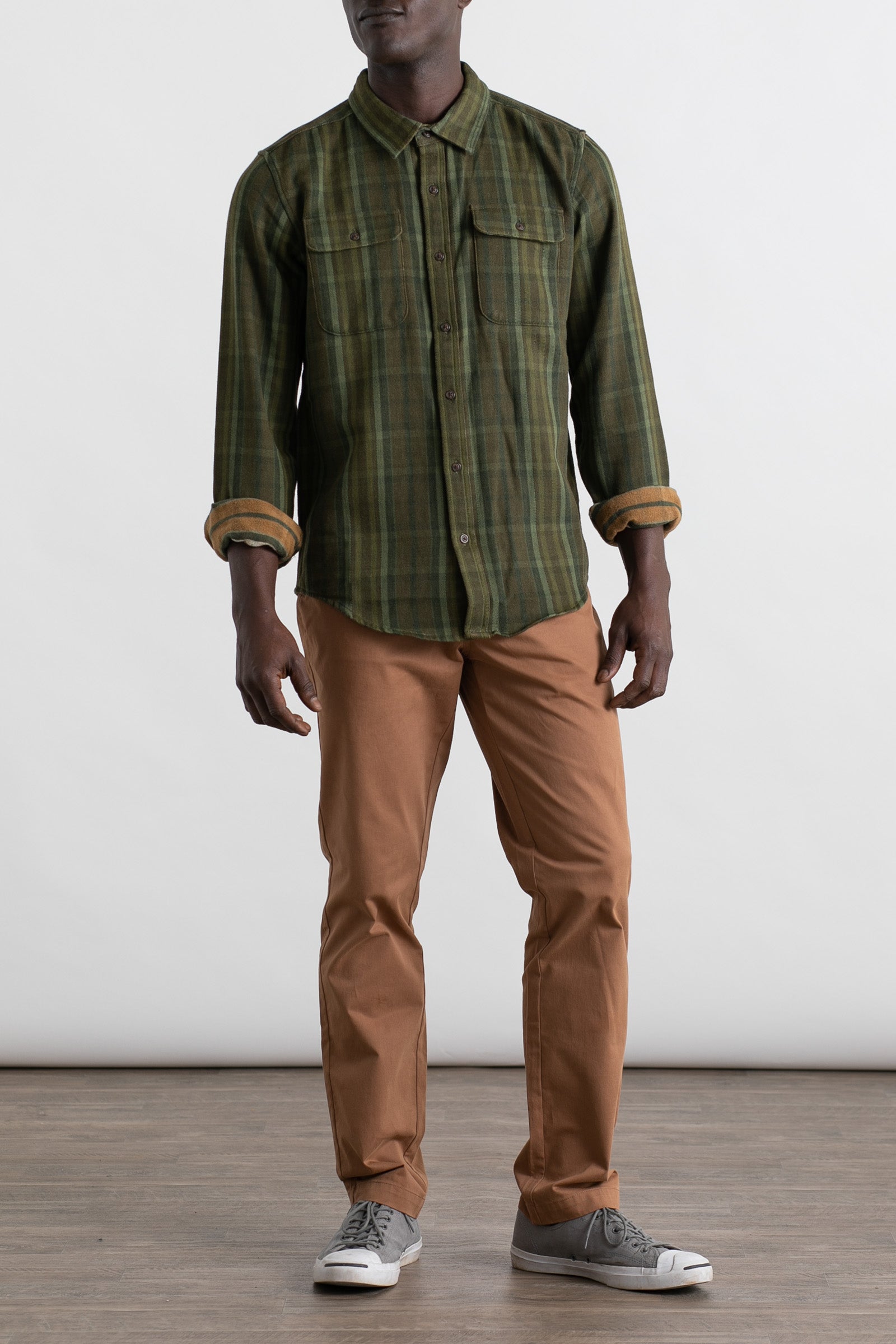 Bedford Shirt / Hemlock Plaid Doubleface