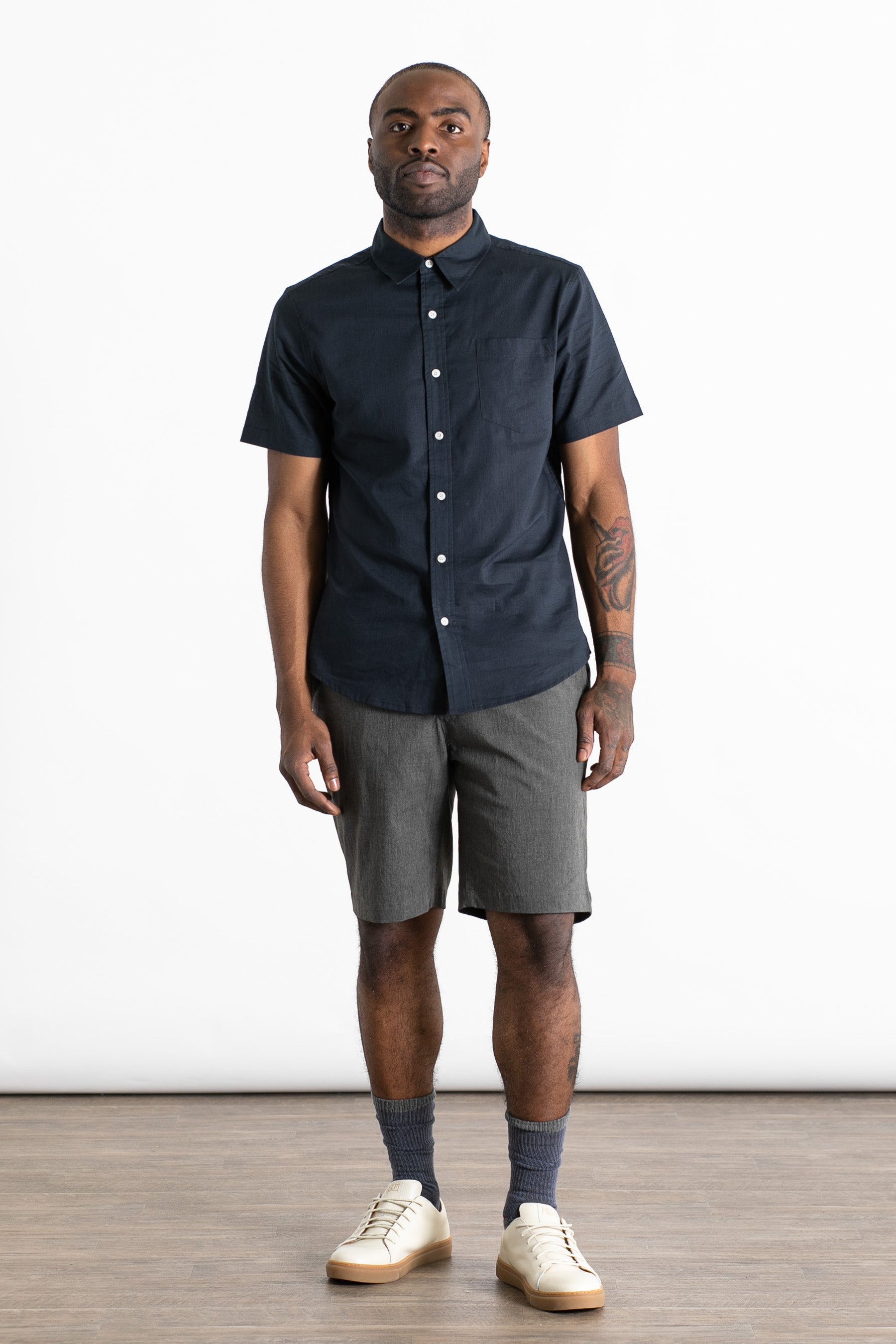 Harbor Slim Shirt / Black