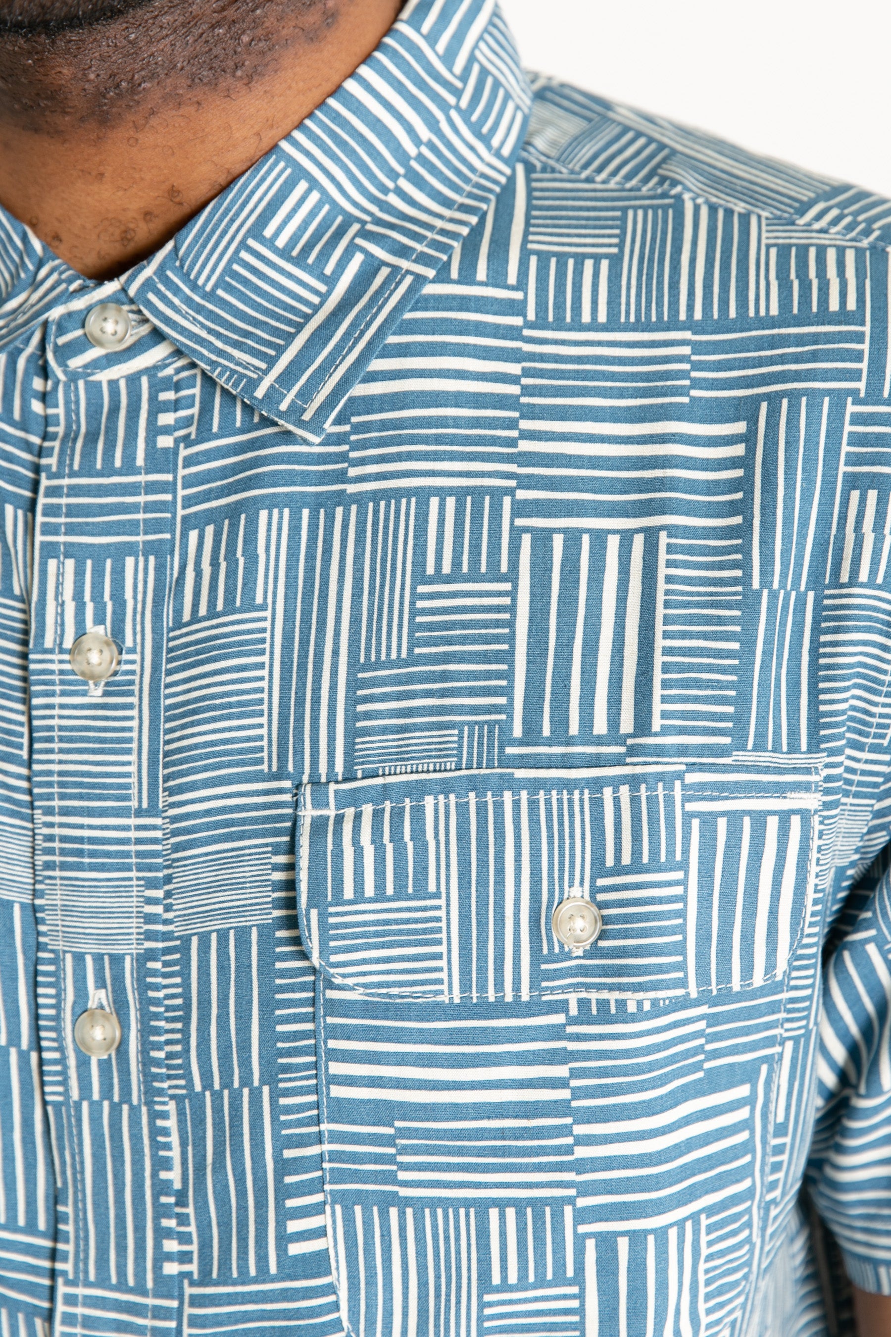 Marten Shirt / Patchwork Print