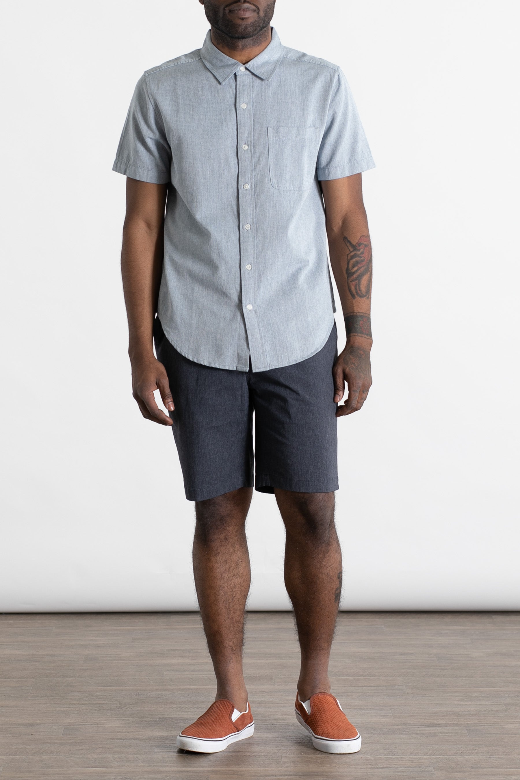 Malcolm Shirt / Light Surf
