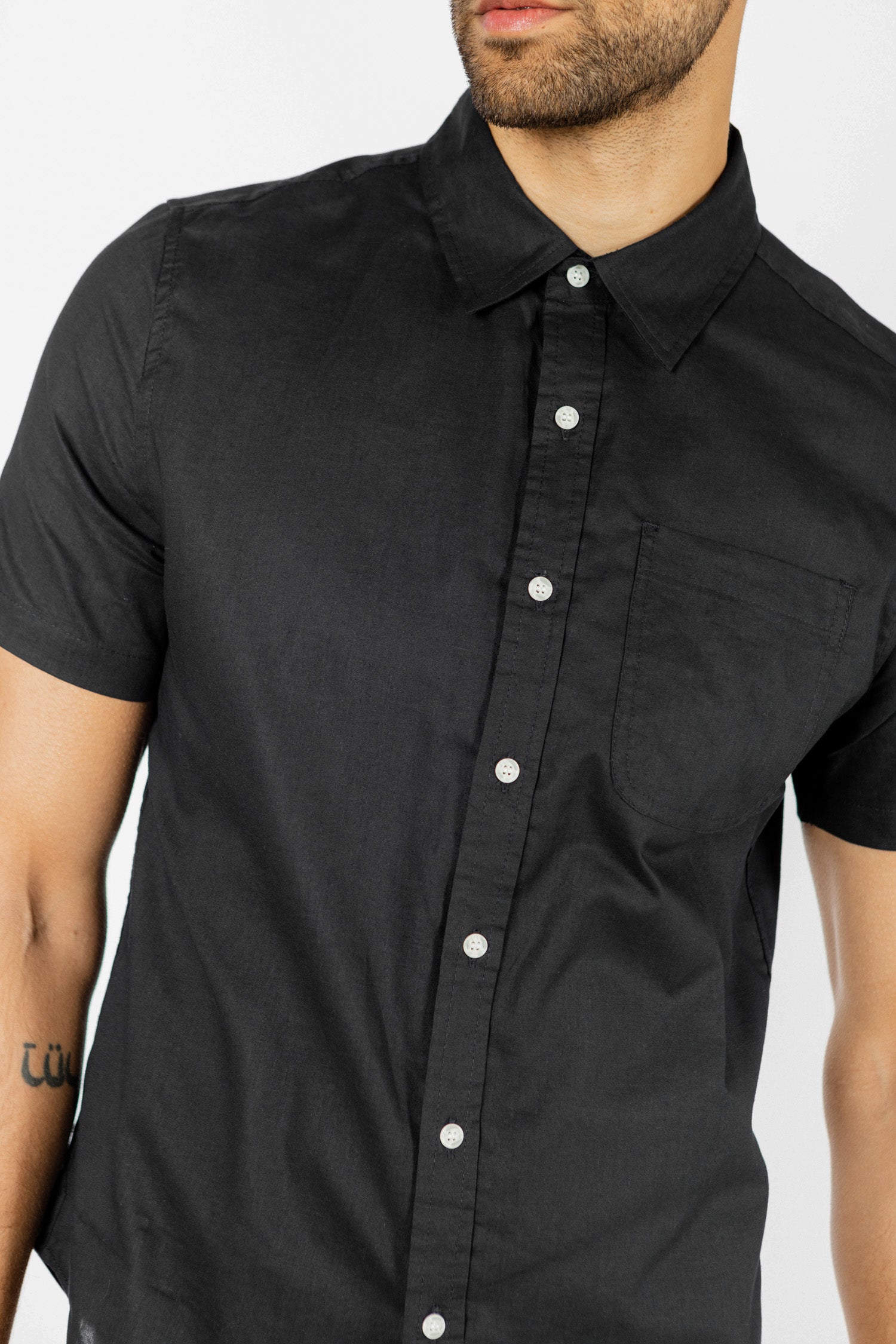 Malcolm Shirt / Washed Black