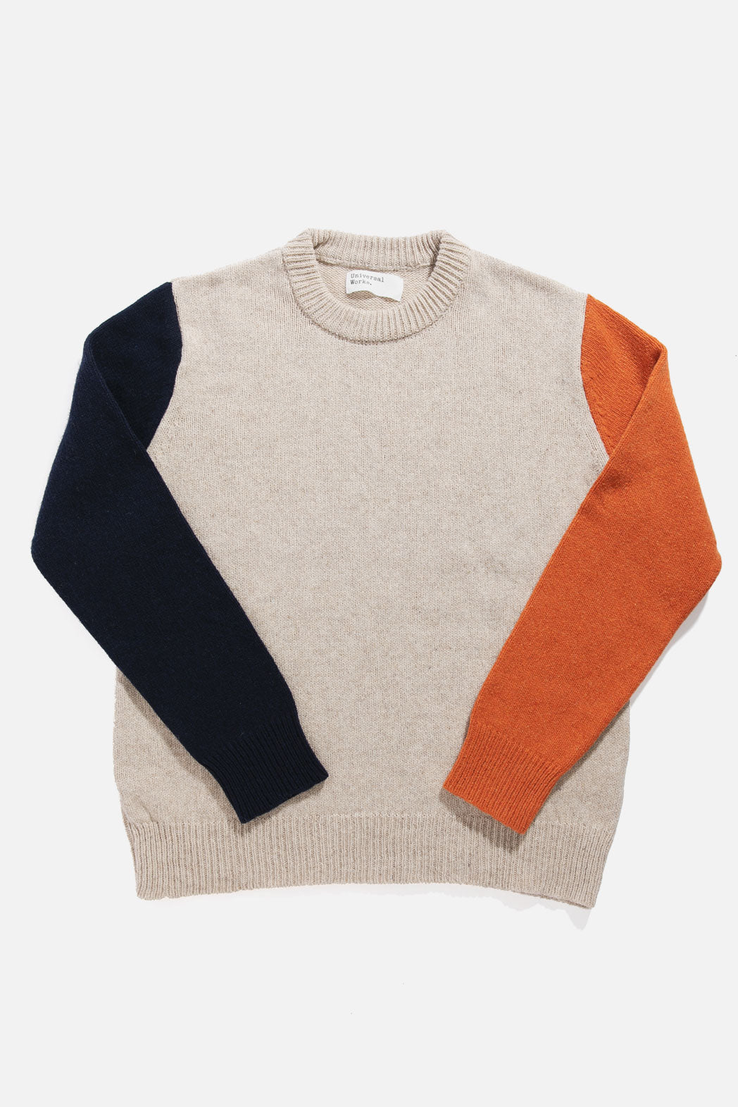 Universal Works Eco Wool Crew Knit / Mixed