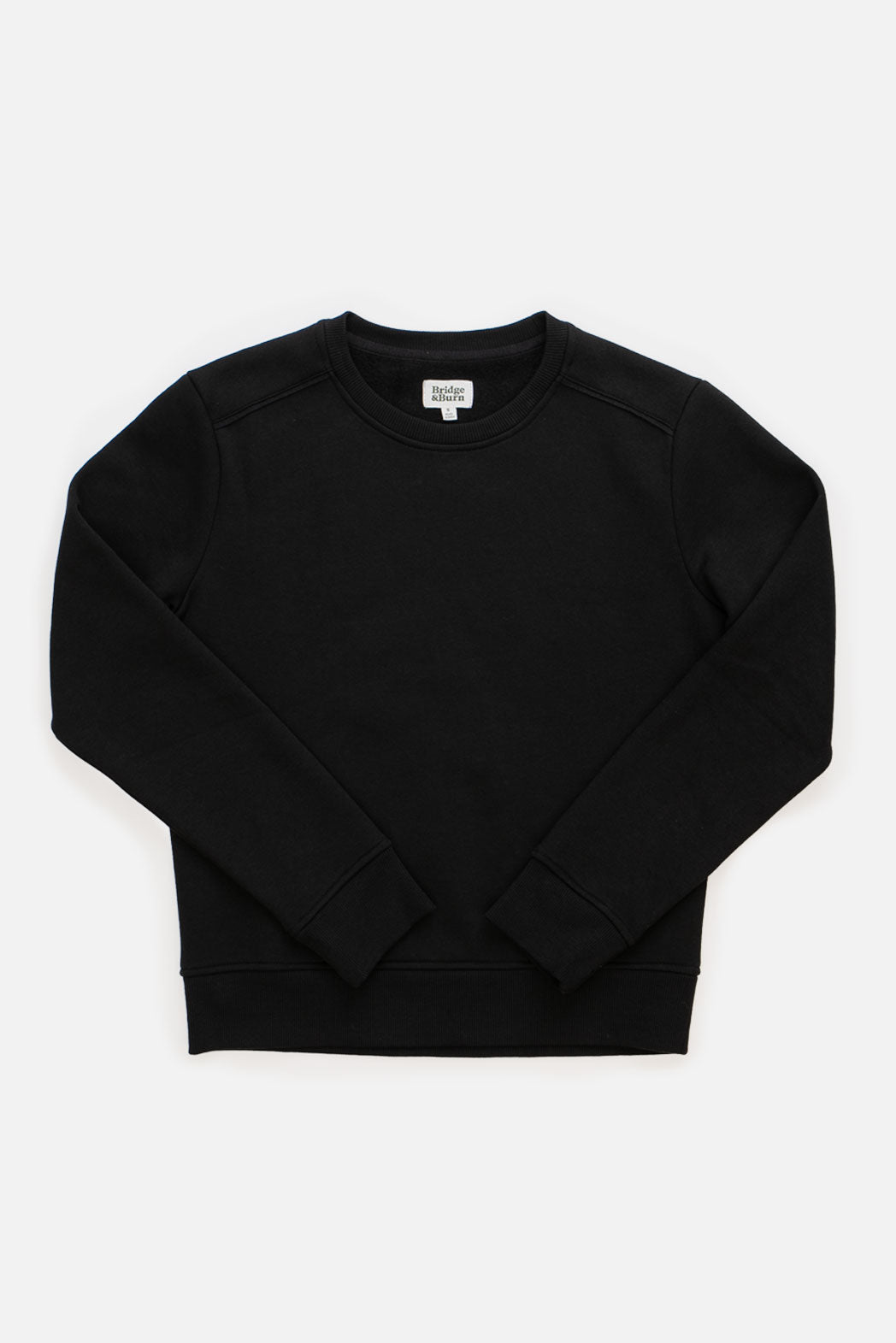 Linnton Crew Sweatshirt / Black.
