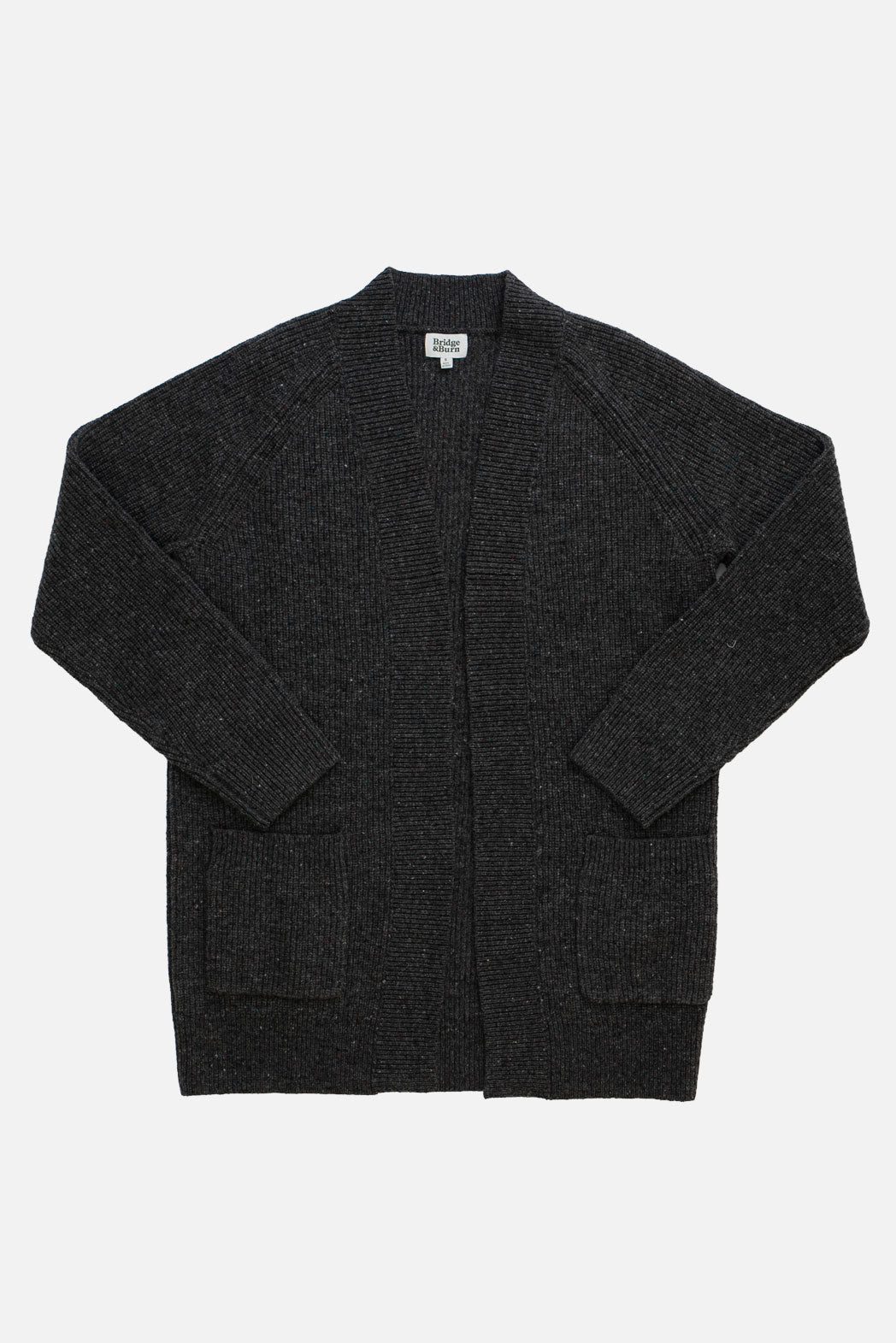 Lewis Cardigan / Charcoal Donegal
