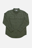 Lenon Shirt / Forest Herringbone
