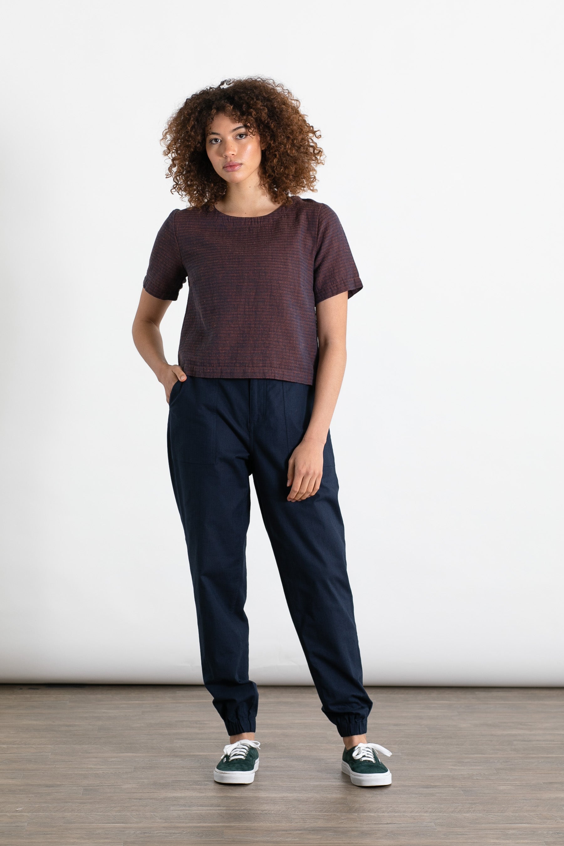 Leona Shirt / Subtle Stripe