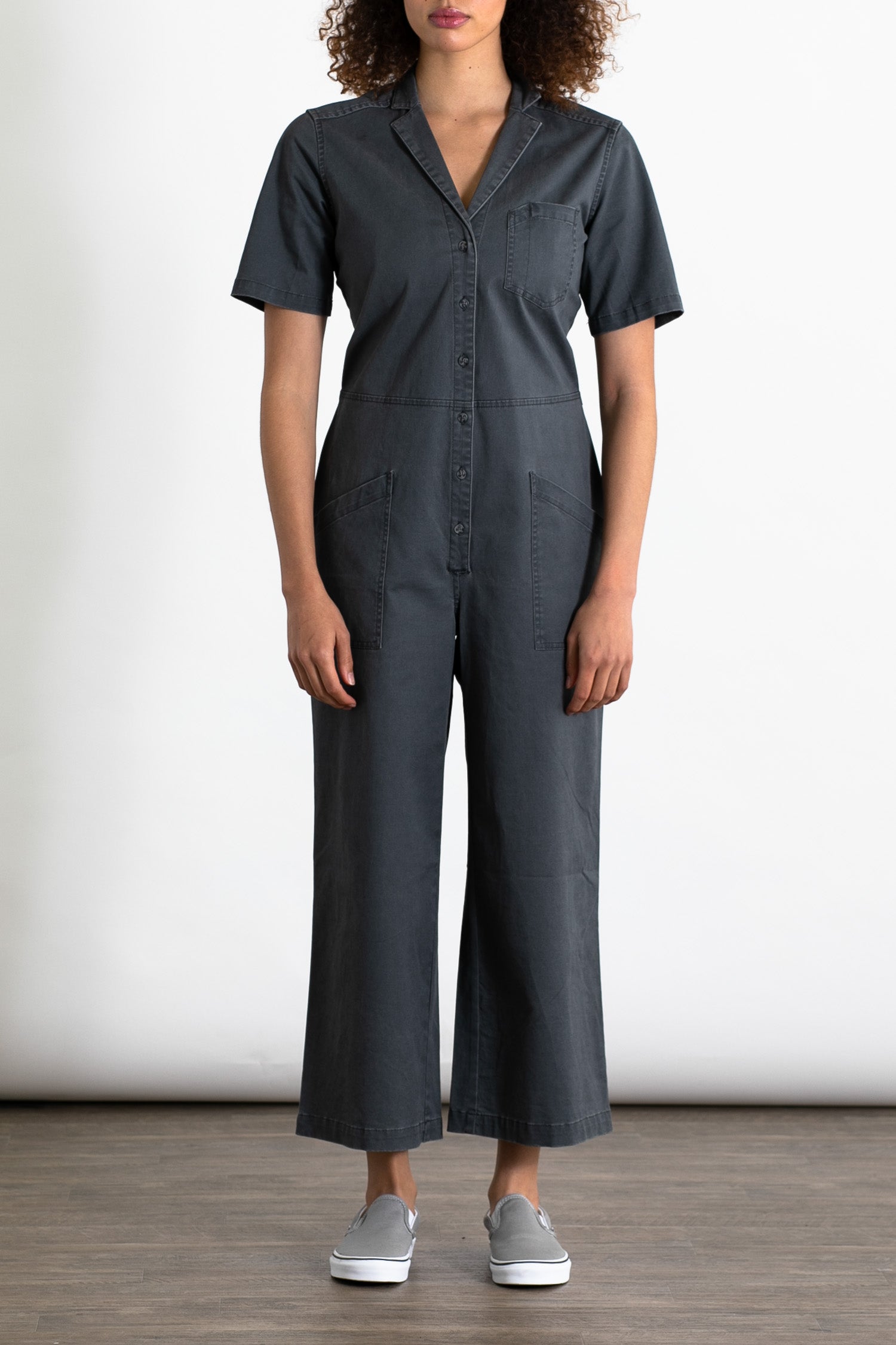 Lou Utility Jumpsuit / Slate