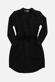 Emery Shirt Dress / Black