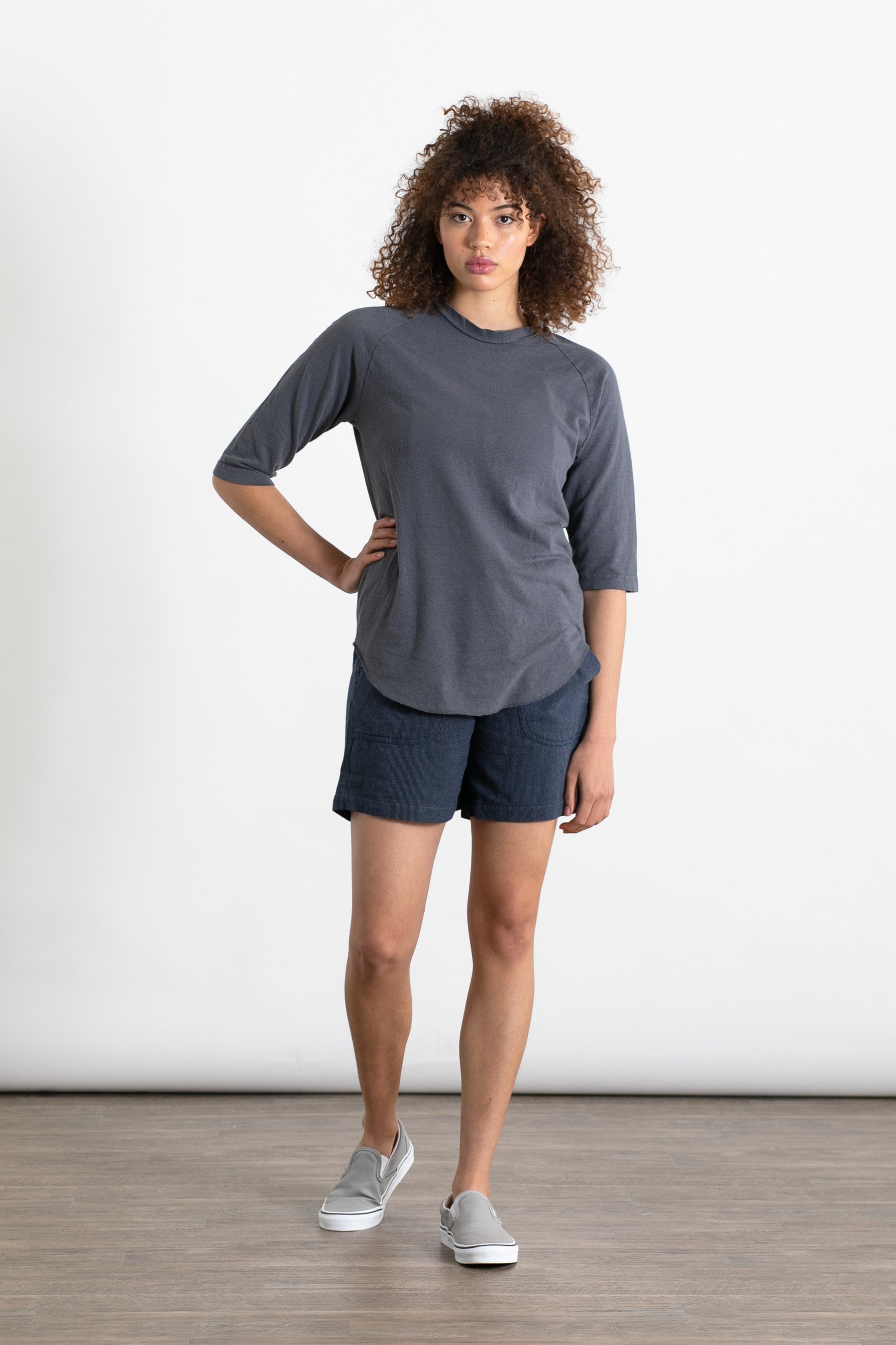 Jungmaven Raglan Tee / Diesel Gray