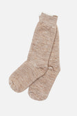 RoToTo Doubleface Crew Socks / Camel