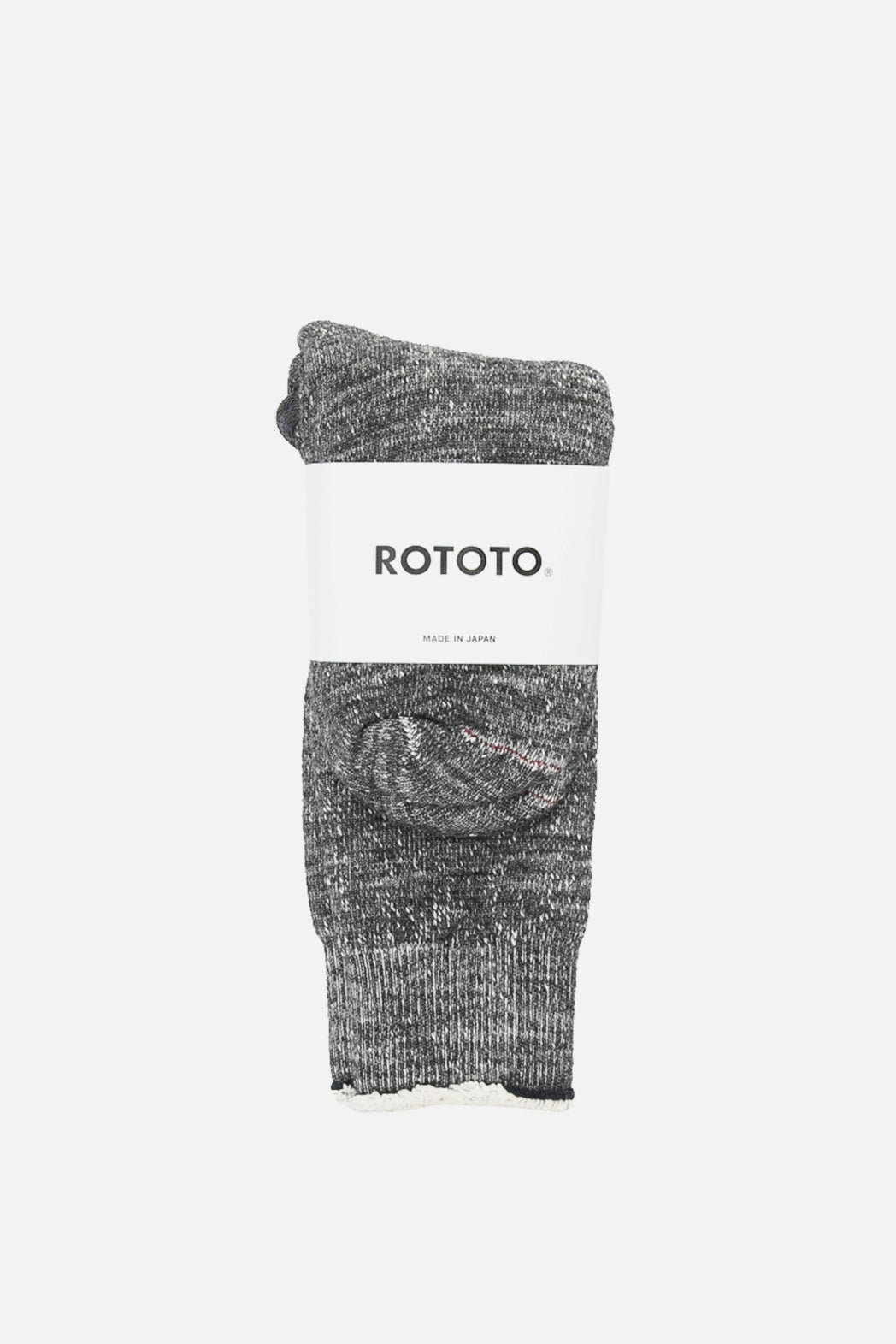 RoToTo Doubleface Crew Socks / Charcoal